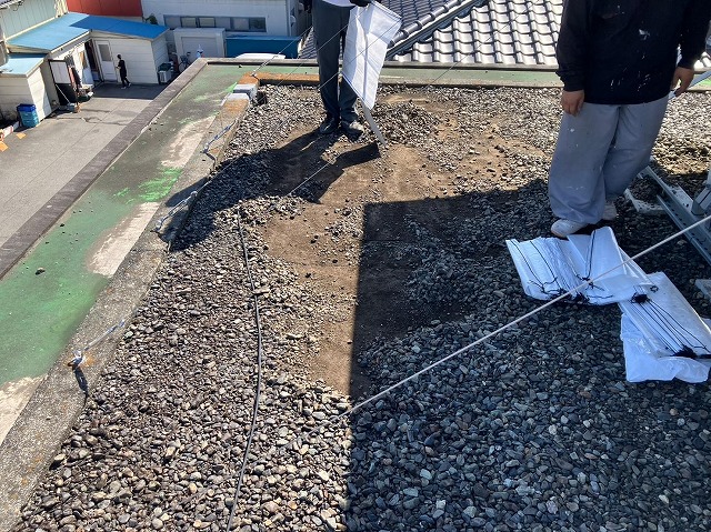 甲府市　屋上防水工事